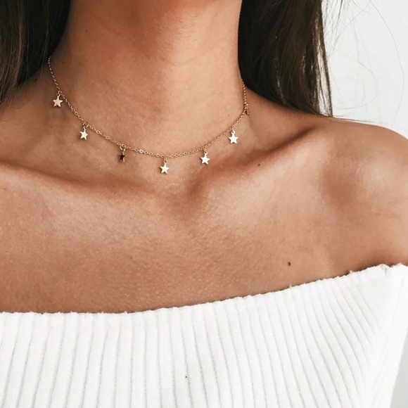 Brandy Melville Jewelry - 2/$20!🍒 star choker necklace ✰